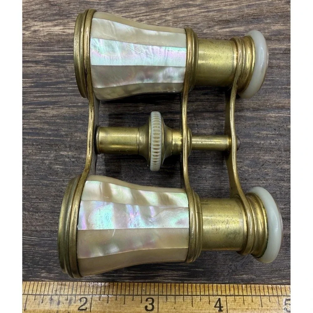 Vintage Mother of Pearl Opera Glasses Lemaire FI Paris - 3.5